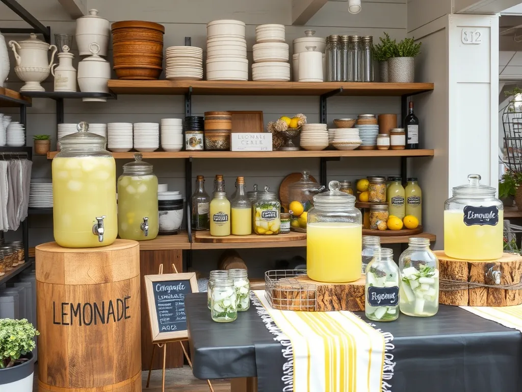 Professional market stand