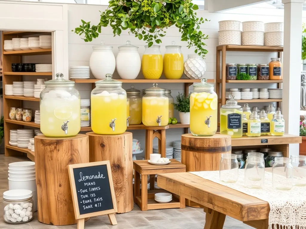 Assorted glass bottles for flavored syrups