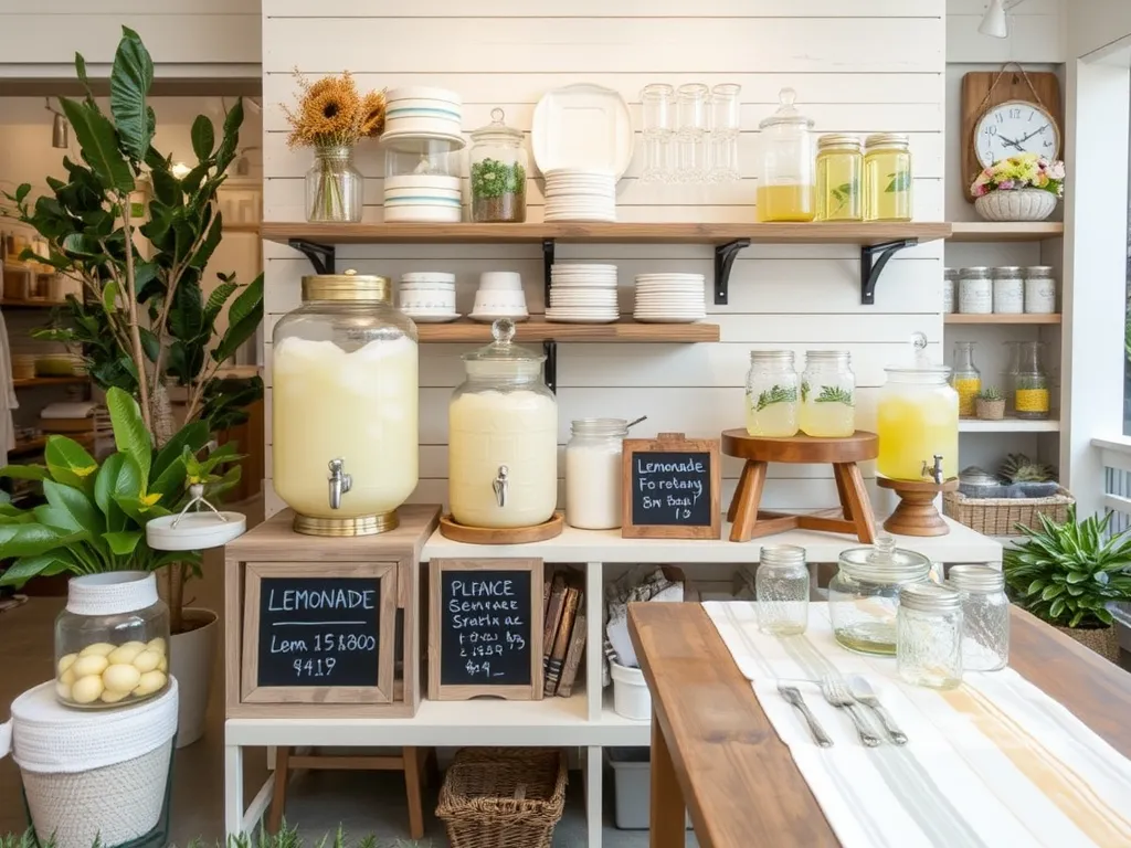 Close up of a linen tablecloth and garden glass