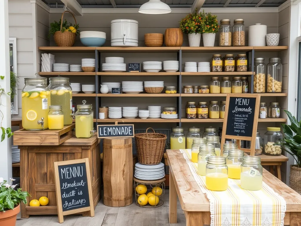Rustic Organization Wooden crate setup