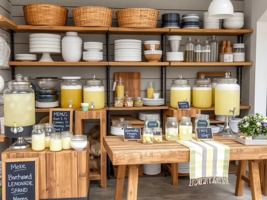 Brand Presence Lemonade stand banner